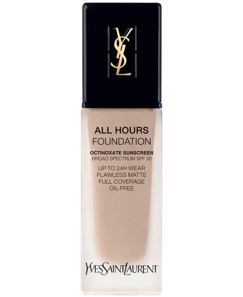 yves saint laurent 24 hour foundation reviews|yves saint laurent foundation shades.